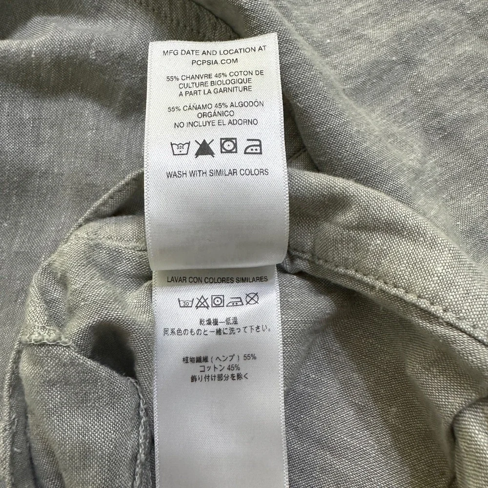 Patagonia Mens Lightweight Organic Work Wear Hemp Shorts Gray Size 36 Inseam 10